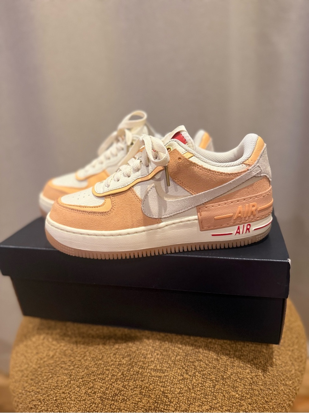 Nike Air Force 1 Shadow - Peach & Cream Accent